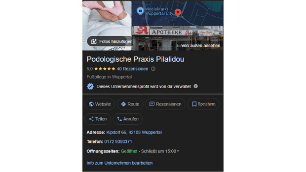SEO für Praxen - Bewertungsmanagement über GMB