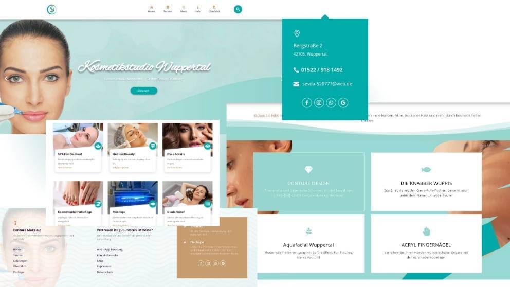 WordPress Webdesign Kosmetikstudio