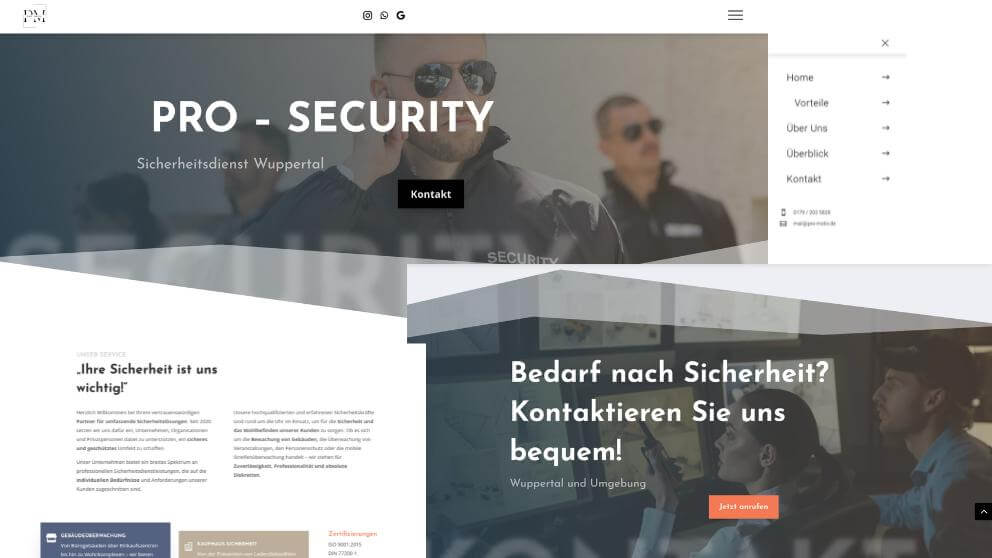 WordPress Webdesign Sicherheitsdienste